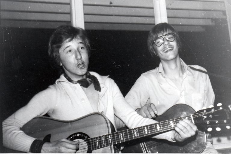 Gitarren Duo mit Charly Omari 1976
